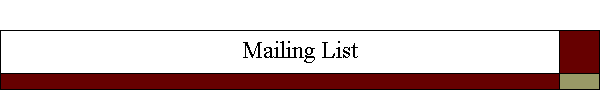 Mailing List